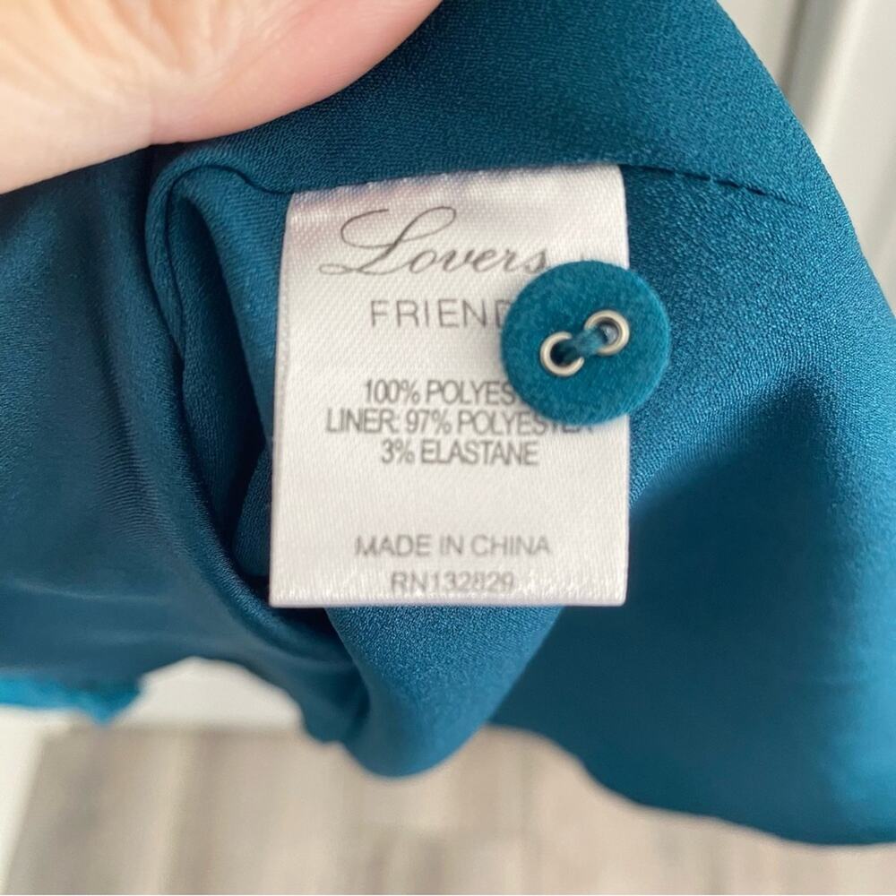 Lovers + Friends Lily Dress Emerald Green S Wedding Guest Cocktail Party Chic - Picture 8 of 10